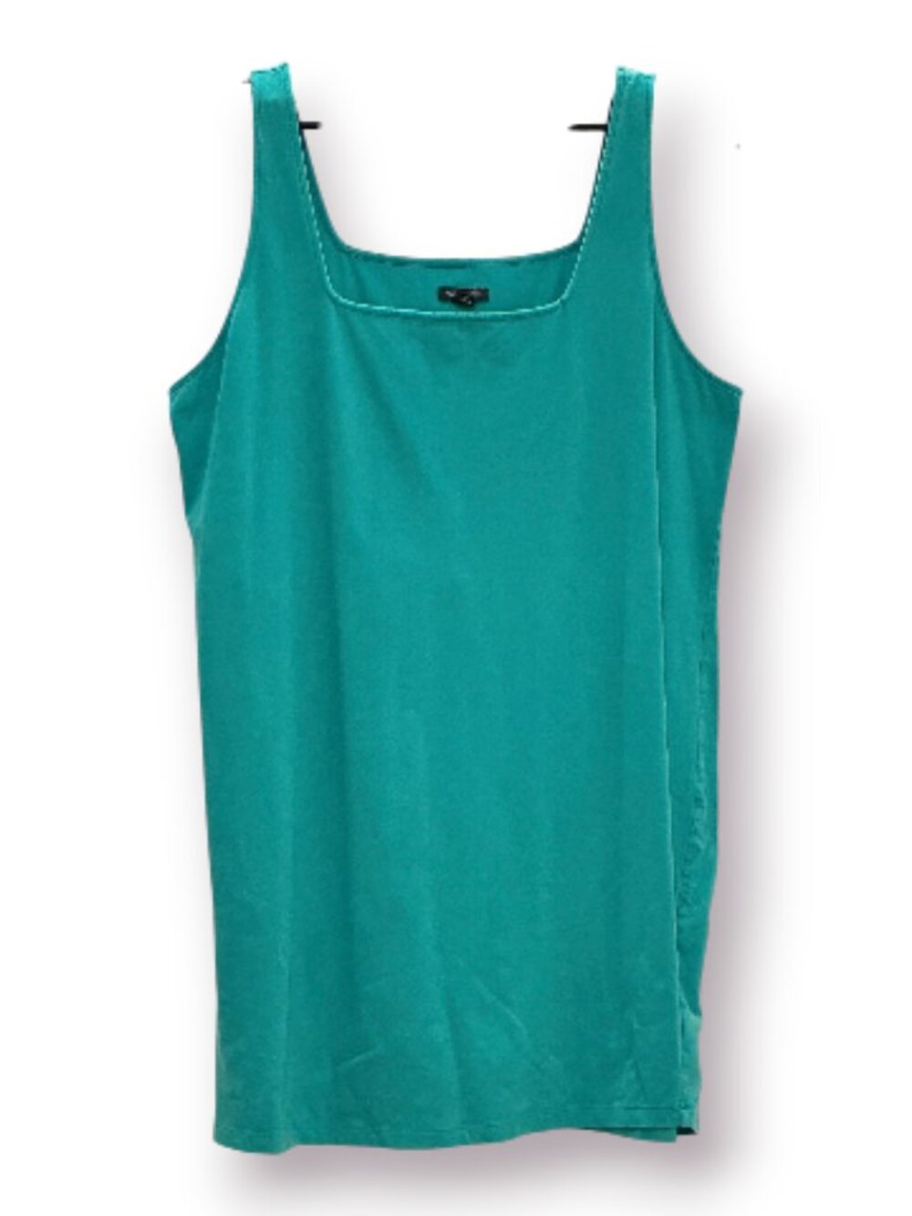 Wild Fable Teal Green Square Neck Tank Mini Dress Size 3X EUC